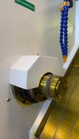 Tour CNC horizontal incliné haute précision et robuste, avec guidage linéaire Taïwan, axe C, tourelle hydraulique et porte-outils simple