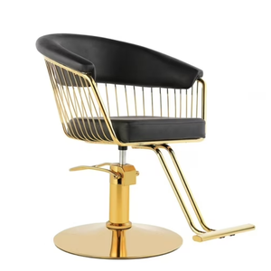 Mobili da salone reclinabili personalizzati sedia da barbiere nera di alta qualità per parrucchieri <span class=keywords><strong>donne</strong></span> e uomini - Product Image 4