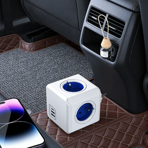 Multiprise Cubique Française 3 Prises 2 USB-C PD Charge Rapide pour <span class=keywords><strong>Cuisine</strong></span> et Chambre Françaises - Product Image 1