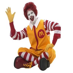 Disfraz de Halloween de Ronald McDonald, Traje de Payaso con Pantalones y Camiseta, ¡Oferta! - Product Image 3