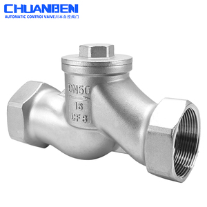 Kawamoto 304 paslanmaz çelik dişli kaldırma çek valf tel toka ile tek yönlü vana H11W-16P - Product Image 1