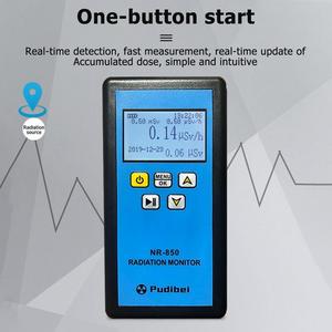 Detector de Radiación Nuclear Portátil, Contador Geiger NR-850, Detector Profesional de Radiactividad Diaria, Probador de Rayos X y Rayos Gamma NR-850 - Product Image 6