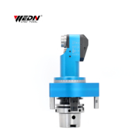 Tête d'angle refroidie WEDN HSK100A haute rigidité ATC 90 pour fraisage latéral, usinage de précision à cavité profonde sur portique CNC 5 axes