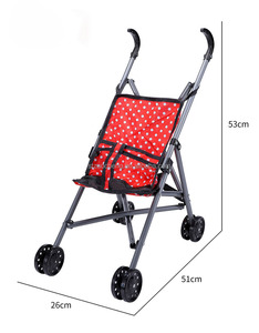 IN magazzino a buon mercato IN plastica da 18 pollici adorabile scorrevole rosa mobili per bambole <span class=keywords><strong>passeggino</strong></span> per bambole per ragazze - Product Image 6