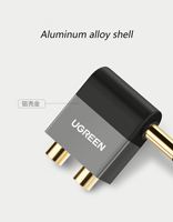 Adaptateur audio UGREEN 6.35mm stéréo mâle vers 2RCA femelle convertisseur audio 6.35mm vers AV