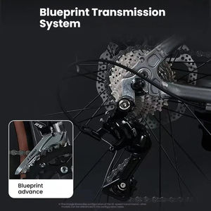 <span class=keywords><strong>Bicicleta</strong></span> de Carretera Ligera 700C con Transmisión Blueprint y Cableado Interno para Ciclismo de Resistencia para Adultos - Product Image 3