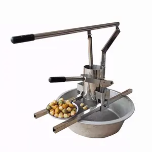 Home Use Stainless Steel Small Hand Press Meat Ball Maker/Manual Stuffed Fish Meatball Extruding Forming Machine