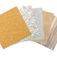 Vente directe du fabricant - Plaques de plafond carrées en PVC suspendues de 603 mm - Design moderne - Étanches - Utilisation hôtelière