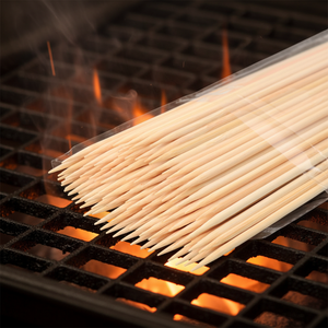 Brochetas de Carbón de Bambú Redondas de 20 cm, Ultra Gruesas de 4 mm, con Mango Largo, Ecológicas y Resistentes, para <span class=keywords><strong>Kebab</strong></span> de Cordero Marinado - Product Image 5