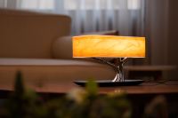 Dorui Maison Intelligente LED Lampe De Chevet Chargeur Sans Fil BT Haut-Parleur Mode Veille Lampe De Nuit