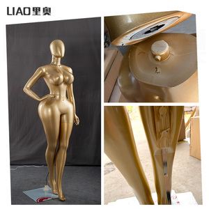 Maniquí de Cuerpo Completo Flexible de Plástico para Mujer, Talla Grande, con Cabeza, para Exhibición en Escaparates de Tiendas de Moda, Maniquíes Curvilíneos con Busto Grande y Cadera Ancha - Product Image 6