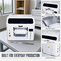 Printer UV 3360 Universal Baru untuk Label Kristal, Casing Ponsel, Panel Kayu, Akrilik, Jendela, Konektivitas USB, Kaca
