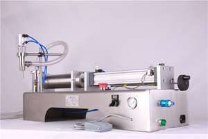 Kích thước nhỏ bán tự động Piston nước sốt ăn được dầu cọ dầu dừa đóng chai Thiết bị làm đầy máy - Product Image 4