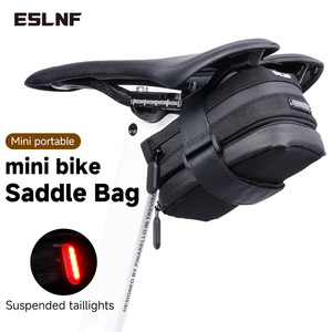 ESLNF tas sadel Mini untuk sepeda, tas ekor dapat dilepas untuk sepeda jalan, aksesori sepeda, tas penyimpanan alat portabel - Product Image 3