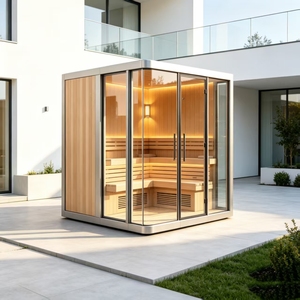 Sauna in Cedro Rosso con una Piacevole Fragranza che Calma i <span class=keywords><strong>Nervi</strong></span> e Favorisce il Sonno e la Tranquillità Mentale - Product Image 2