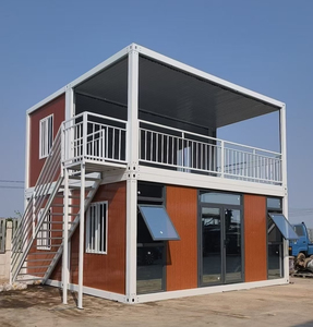 Appartement préfabriqué populaire, villa préfabriquée, chambres d'hôtel en conteneurs, maison conteneur pliable, maisons préfabriquées - Product Image 1