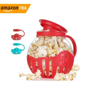 Huis En Keuken 3 In 1 Deksel Meet Pitten Smelt Boter Micro Pop Magnetron Popcorn Popper Temperatuur Veilig Glas