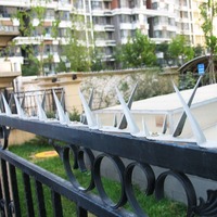 Piques de sécurité anti-escalade pour murs et clôtures en métal galvanisé à chaud