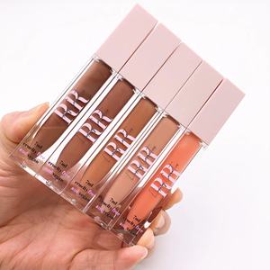 מותאם אישית כיכר גלוס צינור 7 ml ברור גלוס קוסמטי אריזה - Product Image 1