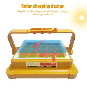 Shingel şarj edilebilir lamba 200W 1000W uzun ömürlü 6000mA pil kapasitesi taşınabilir el güneş LED projektör acil ışık - Product Image 2