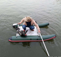 Bateau de pêche pour 1 personne / catamaran gonflable / bateau de pêche au leurre