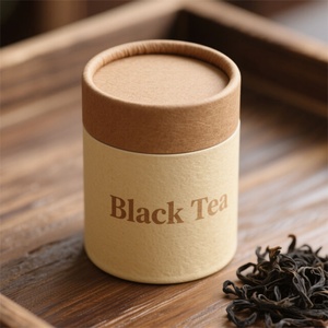 Recyclable Customized Soy Ink Printing Cylinder Coffee <b>Tea</b> Packaging Tube Food Grade Can for <b>Oolong</b> <b>Tea</b> Black <b>Tea</b> - Product Image 1
