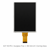Modul LCD IPS BOE 8.0 Inci 800x1280 800 Nits Kecerahan Tinggi Tertanam MIPI 39 PIN Layar Sentuh PCAP Tablet Tangguh Luar Ruangan