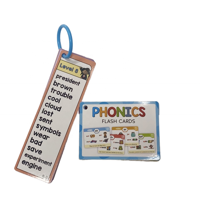 Custom Printed Kraft Paper Learning Cards for Kids English Alphabet Cognitive Development Educational Toddler Flash Cards