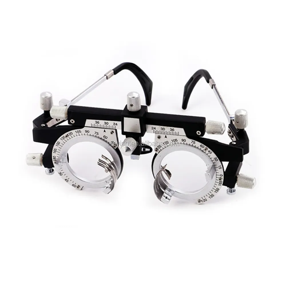 Bingkai lensa optik harga rendah bingkai uji coba TF-4880 logam