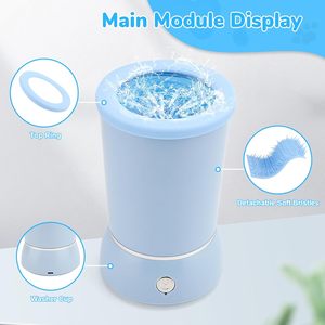 Lavapiedi Elettrico <span class=keywords><strong>Automatico</strong></span> <span class=keywords><strong>per</strong></span> Animali Domestici, Pulitore <span class=keywords><strong>per</strong></span> Zampe in Plastica Morbida <span class=keywords><strong>per</strong></span> <span class=keywords><strong>Cani</strong></span>, Strumento <span class=keywords><strong>per</strong></span> la Toelettatura degli Animali, Funzione di Pulizia, Shampoo <span class=keywords><strong>per</strong></span> <span class=keywords><strong>Cani</strong></span> - Product Image 6