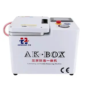 AK-BOX Cellphone Screen OCA Laminating And Bubble Removing Machine Mobile Phone LCD Screen Refurbish Repair Built-in Vacuum