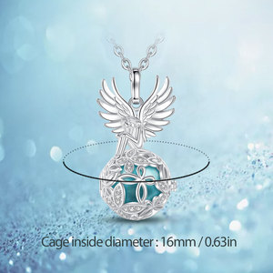 <strong>Guardian</strong> <strong>Angel</strong> Harmony Bola Locket Necklaces Trendy Christmas <strong>Gifts</strong> for Lovers - Product Image 3