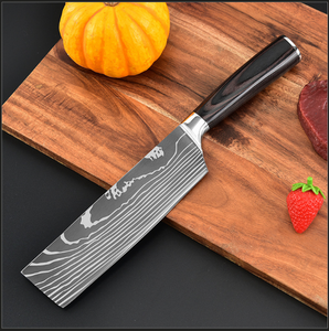 Couteau de cuisine professionnel Style <span class=keywords><strong>Damas</strong></span> Couteaux <span class=keywords><strong>japonais</strong></span> ultra tranchants Lame en acier inoxydable avec amélioration en acier au carbone - Product Image 3
