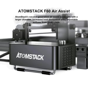 <span class=keywords><strong>ATOMSTACK</strong></span> F60 - Sistema de Asistencia de Aire de Doble Bomba <span class=keywords><strong>10</strong></span>-60L/min con Cambio Automático para Grabadores Láser A6, A12, X12, A24, X24 <span class=keywords><strong>Pro</strong></span>, X30, A40, A70 - Product Image 5