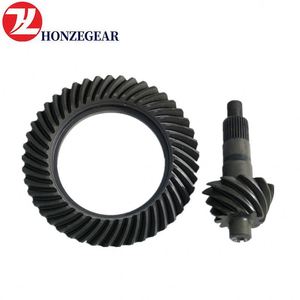 Engranajes y ejes cónicos en espiral de fábrica de China para acero de maquinaria industrial personalizada - Product Image 1
