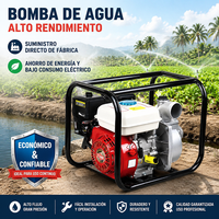 Bomba De Agua CE Hochwertige Wasserpumpe 3 Zoll 170F Günstige Benzin-Wasserpumpe für Landwirtschaft, Gewächshaus-Bewässerung und Haushalt