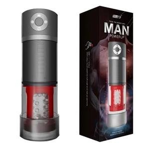 Masturbadores Automáticos Masculinos con 5 Modos de Vibración y 5 Modos de Succión, Juguetes Sexuales de Bolsillo para Hombres, Bomba de Alargamiento de Pene, Vibradores - Product Image 1