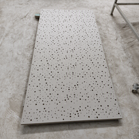 Plaque de plâtre perforée de 12 mm avec surface en papier pour la décoration des plafonds et des murs des halls d'hôtels
