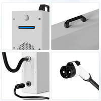 Station de recharge au sol OLINK 7kW portable DC CCS2 GBT CCS1 NACS, petit chargeur de voiture électrique OCPP1.6 pour la maison
