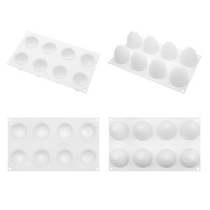 แม่พิมพ์ซิลิโคนรูปไข่ครึ่งวงกลม สำหรับทำช็อกโกแลต ขนมมูส เค้ก เทียน ของขวัญวันอีสเตอร์ ทำเองได้ - Product Image 3