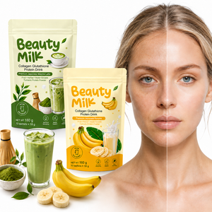 Bebida de Colágeno con Glutatión y Proteína Beauty Milk, 180g, 30 Sobres, Aclara la Piel, Antioxidante, Bienestar Diario - Product Image 1