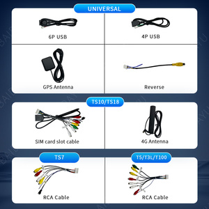 9/10inch T5 phổ Android đài phát thanh xe 2DIN màn hình cảm ứng stereo GPS navigation DVD Car Player với xe chơi 2G + 32G đ<span class=keywords><strong>a</strong></span> phương tiện - Product Image 3