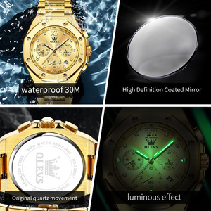 Reloj de Buceo Deportivo de Lujo con Correa de Acero Inoxidable y Logotipo Personalizado OEM 3626, Reloj Luminoso para Hombre - Product Image 4