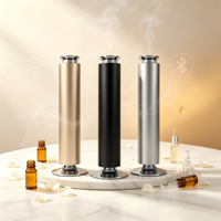 Lampe d'ambiance connectée rechargeable 100 ml à double liquide pour corps en aluminium, anti-fuite, pour table, garantie 1 an, idéale pour hôtels