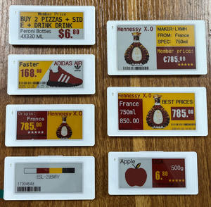 ป้ายราคาอิเล็กทรอนิกส์สำหรับวอลมาร์ท ป้ายราคาดิจิตอล E Ink ระบบคลาวด์ Epaper ระบบ Ble ESL ป้ายราคาอิเล็กทรอนิกส์สำหรับซูเปอร์มาร์เก็ต - Product Image 1