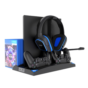 Station <span class=keywords><strong>de</strong></span> charge PG-P4009 pour manette <span class=keywords><strong>PS4</strong></span>, station <span class=keywords><strong>de</strong></span> charge double pour manette <span class=keywords><strong>PS4</strong></span>, support <span class=keywords><strong>de</strong></span> stockage <span class=keywords><strong>de</strong></span> cartes, support <span class=keywords><strong>de</strong></span> casque pour joystick <span class=keywords><strong>PS4</strong></span> - Product Image 2