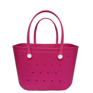 Bolsos de mano DIY de alta calidad para mujer, bolsa de compras EVA impermeable de gran capacidad - Product Image 3