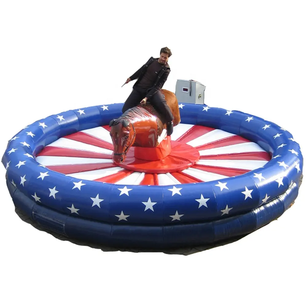 Cơ Bull Cho Thuê Inflatable Rodeo Bò Cưỡi Trò Chơi Rodeo Ngựa Để Bán