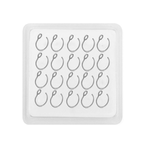 20 Anillos de Nariz Falsos de Acero Inoxidable, Clip para Mujeres y Hombres, Anillos de <span class=keywords><strong>Labio</strong></span> Sin Perforación, 20G 8mm, Dorado, Negro, Oro Rosa, Joyería <span class=keywords><strong>en</strong></span> Caja - Product Image 6