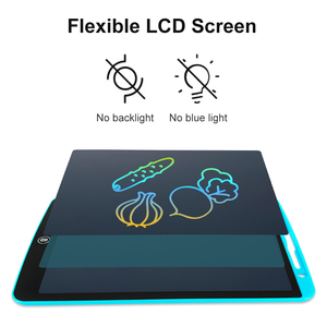 Tableta LCD electrónica portátil, Bloc de notas, tablero de garabatos LCD, tableta de dibujo, la mejor venta, de 12 pulgadas tableta de escritura digital, fábrica al por mayor - Product Image 4